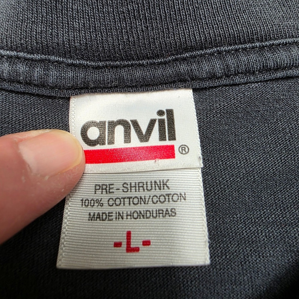 Rumble on the River 2009 Shirt Mens Large Black Anvil Motorcycle Event Rally - Picture 3 of 7
